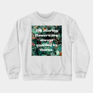 Cactus Flowers Graphic Crewneck Sweatshirt